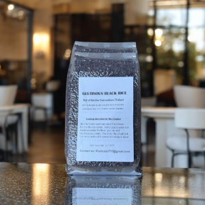 Thai Glutinous Black Rice – 1 x 1 kg. (2.2 lb.) Bags